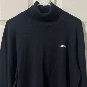 Calvin Klein unisex Black Turtleneck Sweater XL
